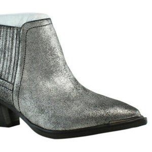Sbicca Cardinal Pewter Leather Ankle Booties*